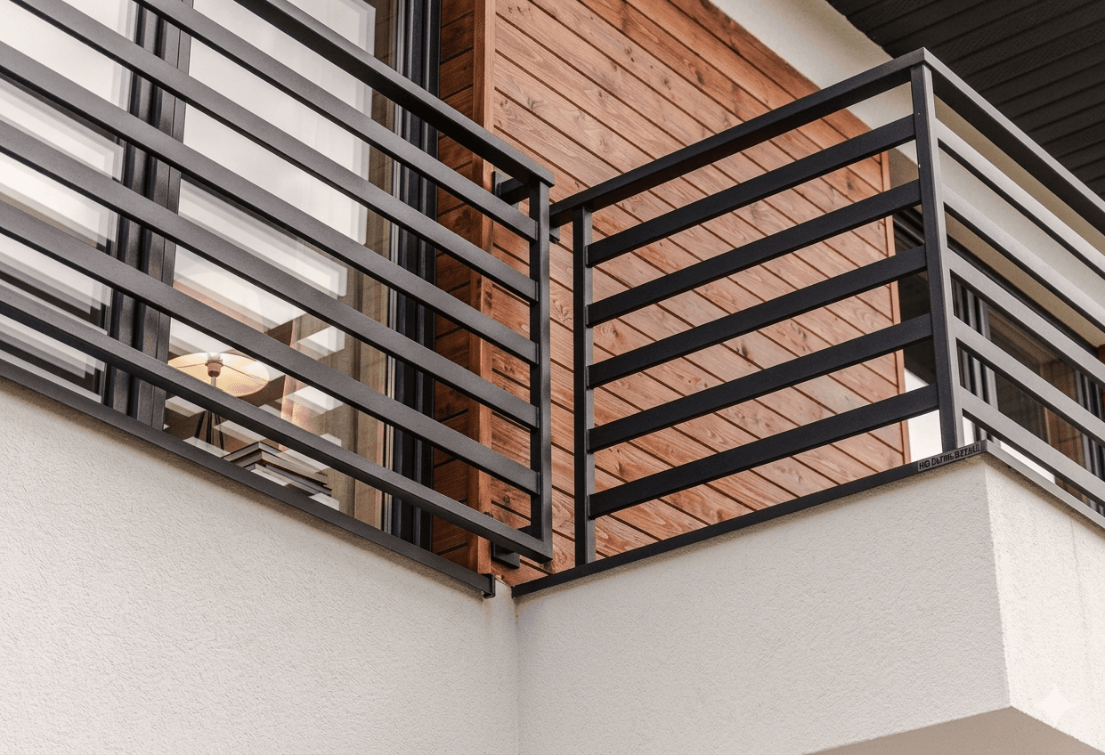 Modern aluminium balustrade deck or balcony Kempton Park