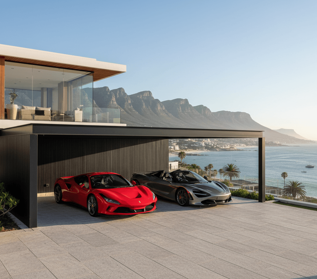 Aluminium carport structure residential Kempton Park Gauteng