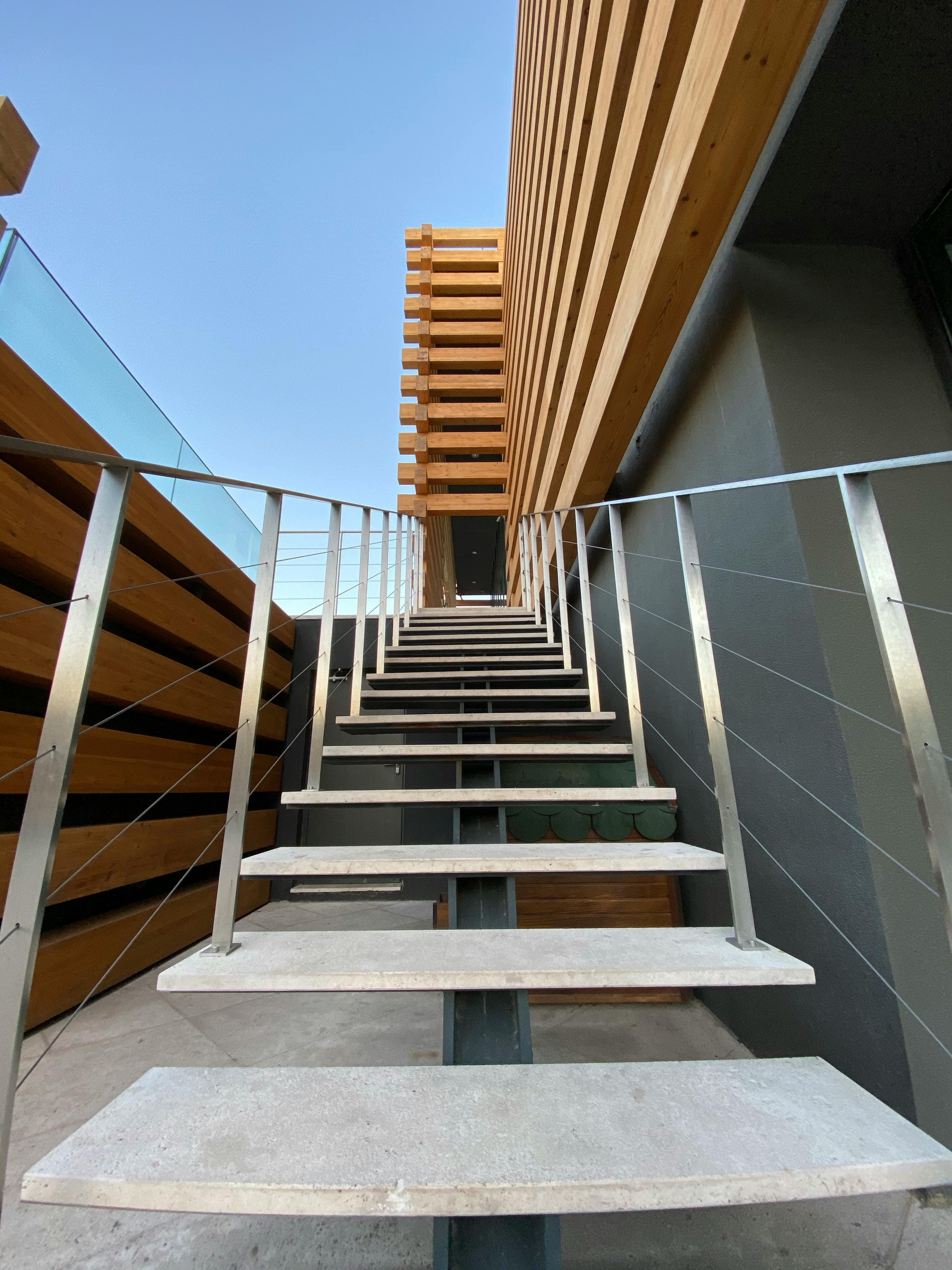 Aluminium and glass stair construction residential Gauteng